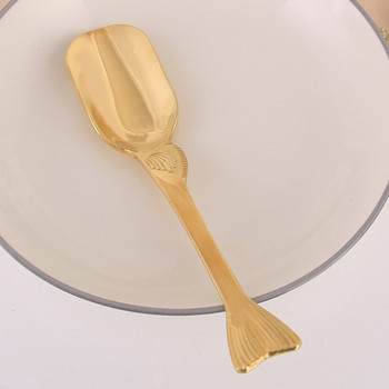 Μπρούτζινο κουτάλι τσαγιού Kung Fu Tea Spade Μεταλλικά κουτάλια για το μάζεμα του καφέ Σκόνη τσαγιού Αλάτι Μαγιά Super food Powders Κακάο Εργαλείο κουζίνας