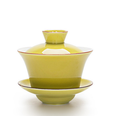 Celadon Tea Tureen 140 ml Kung Fu tējas komplekts, ķīniešu tēja Ziedu Gaiwan Puer tējkanna, Tējkannas cienītājiem ir jābūt tējas piederumiem
