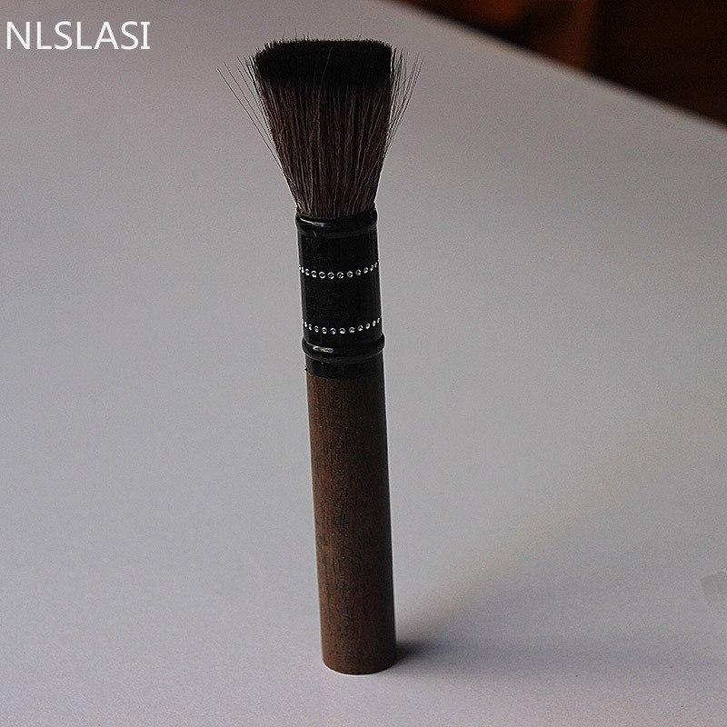 Palielināta Ebony Raising Pot tējas birste nezaudē matus Tēja Sweep Brush Boutique tējas komplekta piederumi Pielāgotas tējas ceremonijas dāvanas