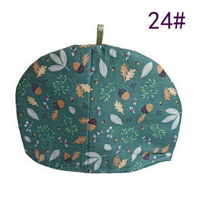 Naujas 1vnt arbatinuko izoliacinis dangtelis Comfort Cotton Printed Home Arbatinuko termoizoliacinis dangtelis Virtuvės arbatinuko izoliacinis dangtelis nuo dulkių