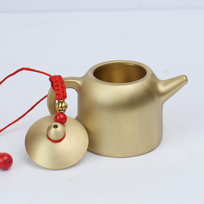 Vara tējkanna Statuja Rotājumi Galddatora Antīka Misiņa Tējas Mājdzīvnieku kolekcija Mājas noformējums viesistabai Figūriņas tējas mājdzīvnieks