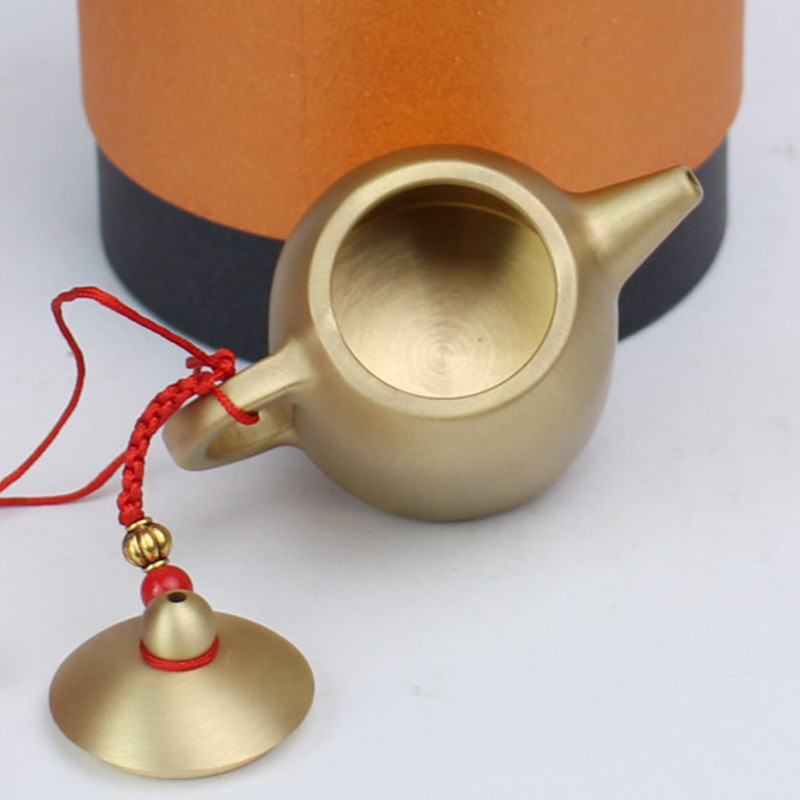 Vara tējkanna Statuja Rotājumi Galddatora Antīka Misiņa Tējas Mājdzīvnieku kolekcija Mājas noformējums viesistabai Figūriņas tējas mājdzīvnieks