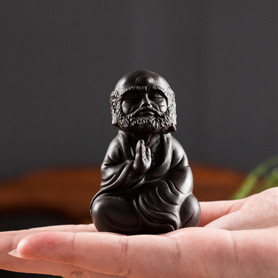 Ķīniešu purpursarkanā māla tēja Mājdzīvnieks ar rokām darināta figūra Statuja Rotājumi Skulptūra Amatniecība Mājas tējas komplekts Dekorācijas piederumi Dāvanas