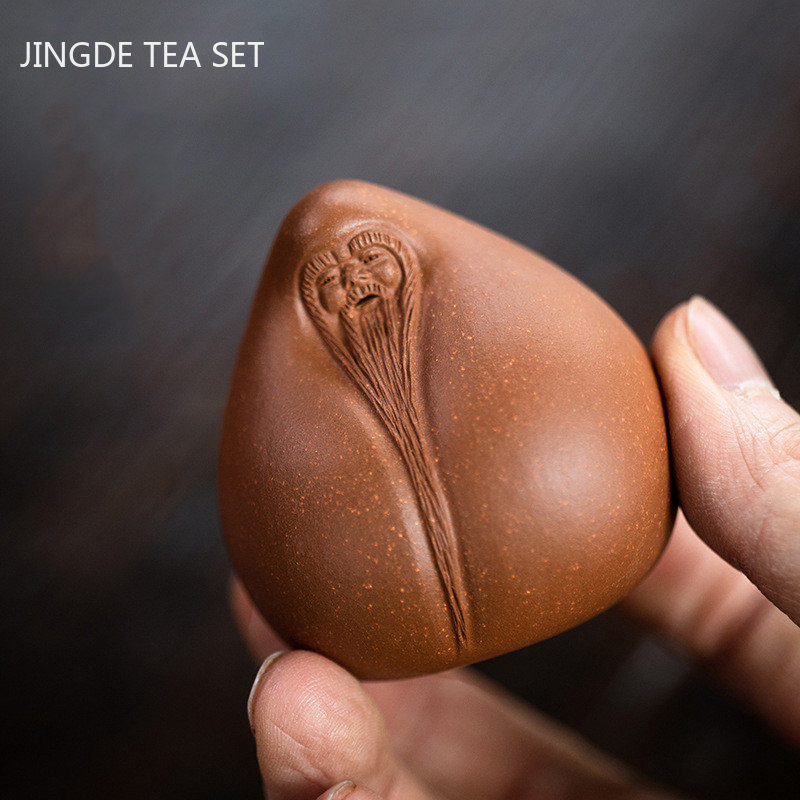 Kínai lila agyagtea Háziállat Hosszú élettartam Csillag szobor Díszek Teáskanna fedéltartó Teáskészlet Dekoráció Kézműves teástálca Kiegészítők