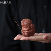 1gb Yixing Purple Clay Small Monkey King Tea Pet Ornament Boutique Tējas Aksesuāri Amatniecība Mājsaimniecības dekorēšana Tējas ceremonija