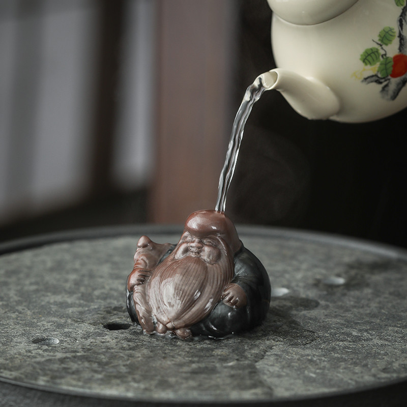 1 gab. Ķīniešu purpura māla tēja mājdzīvnieku ilgmūžība nemirstīgas formas statujas ornaments Boutique Oolong tējas aksesuāri mājsaimniecības dekorēšana