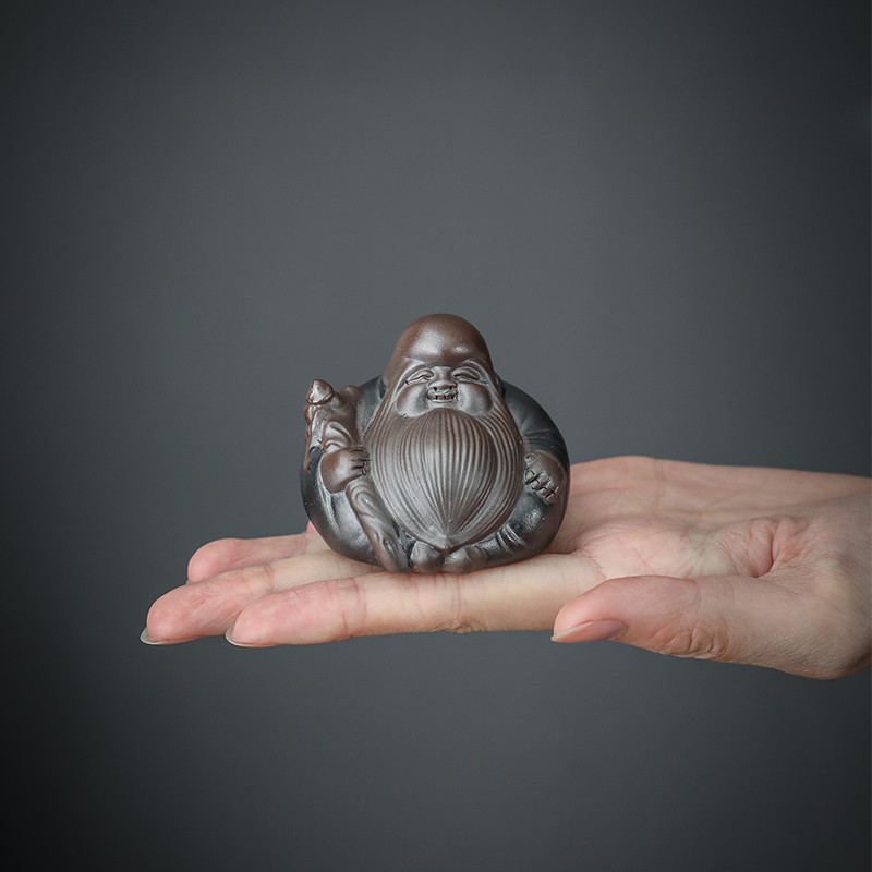 1 gab. Ķīniešu purpura māla tēja mājdzīvnieku ilgmūžība nemirstīgas formas statujas ornaments Boutique Oolong tējas aksesuāri mājsaimniecības dekorēšana