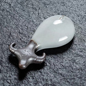 Античен биволски чай Орнаменти за домашни любимци Ръчно изработени мини керамика за животни Ge Kiln Чаена маса Настолен дисплей Озеленяване Декорация ZC580