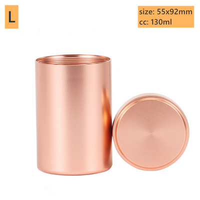 Metāla ceļojumu pārnēsājams tējas blīvējums nerūsējošā tērauda uzglabāšanas pudele ar vāku kafijas pupiņu konfekšu cepumu savākšanas tvertnes virtuve