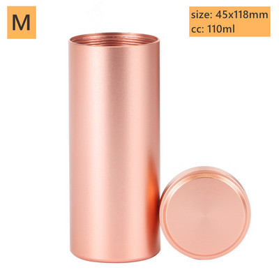 Metāla ceļojumu pārnēsājams tējas blīvējums nerūsējošā tērauda uzglabāšanas pudele ar vāku kafijas pupiņu konfekšu cepumu savākšanas tvertnes virtuve