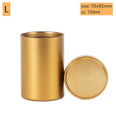 Metāla ceļojumu pārnēsājams tējas blīvējums nerūsējošā tērauda uzglabāšanas pudele ar vāku kafijas pupiņu konfekšu cepumu savākšanas tvertnes virtuve