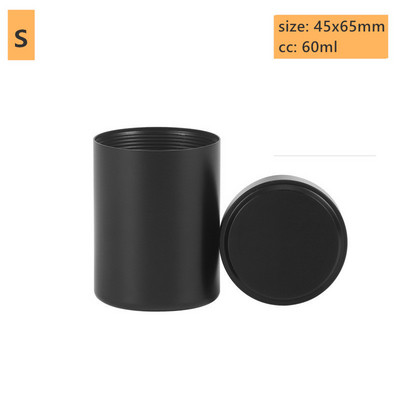 Metāla ceļojumu pārnēsājams tējas blīvējums nerūsējošā tērauda uzglabāšanas pudele ar vāku kafijas pupiņu konfekšu cepumu savākšanas tvertnes virtuve