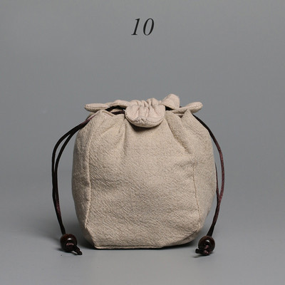 Daugiafunkcinis arbatinuko medžiaginis maišelis, sutirštintas medvilninis laikymo krepšys