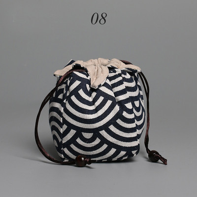 Daugiafunkcinis arbatinuko medžiaginis maišelis, sutirštintas medvilninis laikymo krepšys