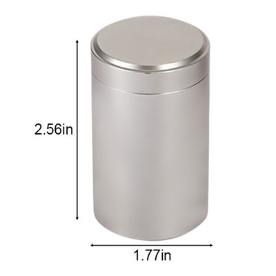 Naujas hermetiškas kvapui nepralaidus indelis Naujas aliuminio herb Stash Jar Orui nepralaidus konteineris Didmeninė prekyba Kavos pakuotės Orga