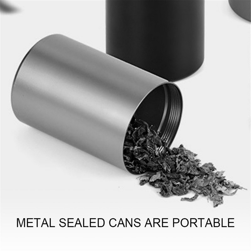 Naujas hermetiškas kvapui nepralaidus indelis Naujas aliuminio herb Stash Jar Orui nepralaidus konteineris Didmeninė prekyba Kavos pakuotės Orga