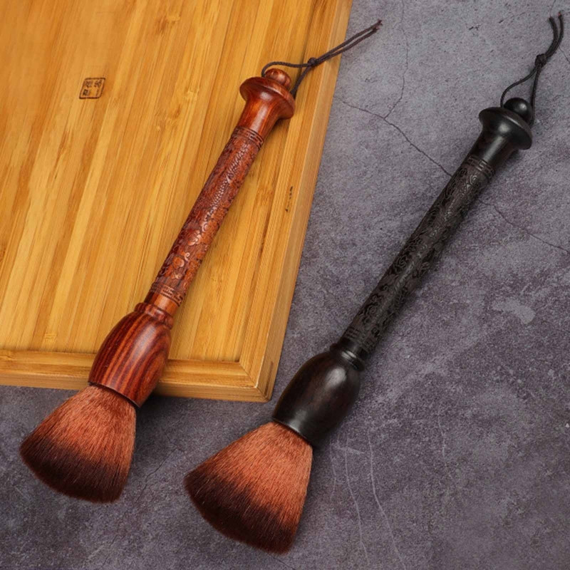 Koka mīkstas vilnas tējkannas birste Tējas paplātes tīrīšanas krūze Pildspalvas tējas komplekts Tējas ceremonijas piederumi Mājsaimniecības virtuves tīrīšanas sīkrīks