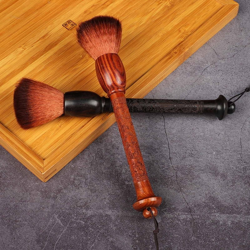 Koka mīkstas vilnas tējkannas birste Tējas paplātes tīrīšanas krūze Pildspalvas tējas komplekts Tējas ceremonijas piederumi Mājsaimniecības virtuves tīrīšanas sīkrīks