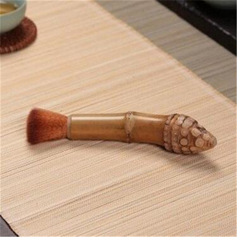 Arbatos indai Stalo arbatinuko dulkių šepetėlis arbatos priedai Valymo įrankiai Karštos rankų darbo arbatos puodo šepetėlis Kongfu arbatos rinkinys rašiklio valiklis