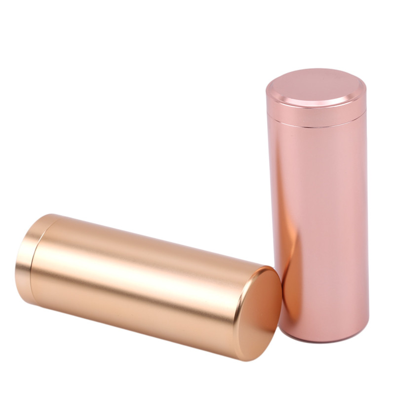 Lihtne kaasaskantav vahend sulamist tihendiga teekarbipurgid Mini tee Caddy Kung Fu tee pitseeritud purgid Kuivatatud puuviljade kollektsioon