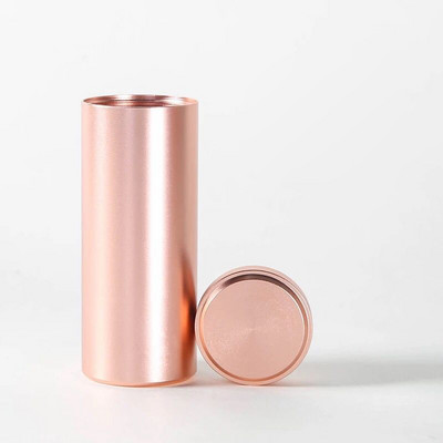 Hordozható tárolótartály Többszínű utazó mini teásüveg Caddy alumínium többcélú dobozok Lezárt tealevél tároló ajándék tok