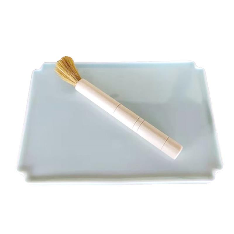 1 gab. Koka tējas birste Creative Cleanning Brush Tējkannas birste tējas paplātes piederumiem