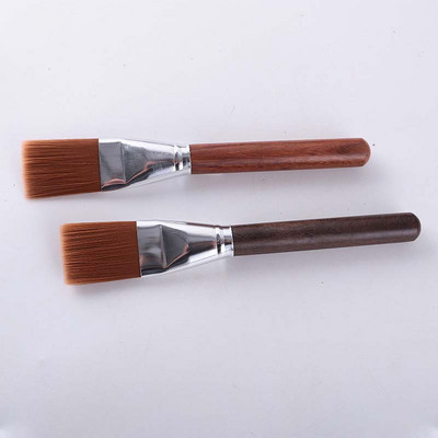 Ķīniešu stila tējas tīrīšanas birste Masīvkoka rokturis Tējas ceremonijas piederumi Tīrīšanas rīks Neilona galviņa tējas mākslas birste ZC373