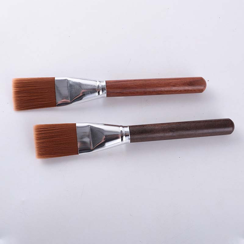 Ķīniešu stila tējas tīrīšanas birste Masīvkoka rokturis Tējas ceremonijas piederumi Tīrīšanas rīks Neilona galviņa tējas mākslas birste ZC373