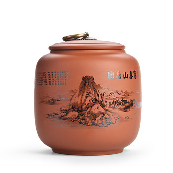 European Ceramic Tea Pot Ice Cracked Glaze Διακοσμητικό βάζο αποθήκευσης σφραγίδα με καπάκι Μοντέρνο επιτραπέζιο σαλόνι ζαχαροπλαστεία Διακόσμηση σπιτιού