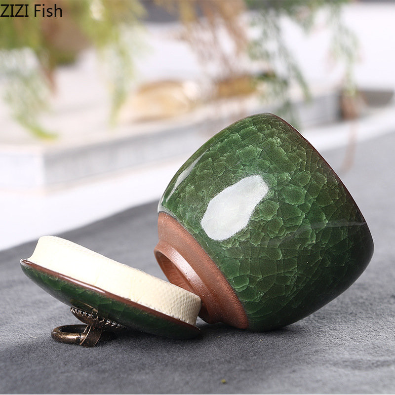 Jégre repedt textúrájú lezárt tartály Tea Caddy tárolótartály Nedvességálló lezárt teáskanna tárolóedény és fedők Cukorka edények