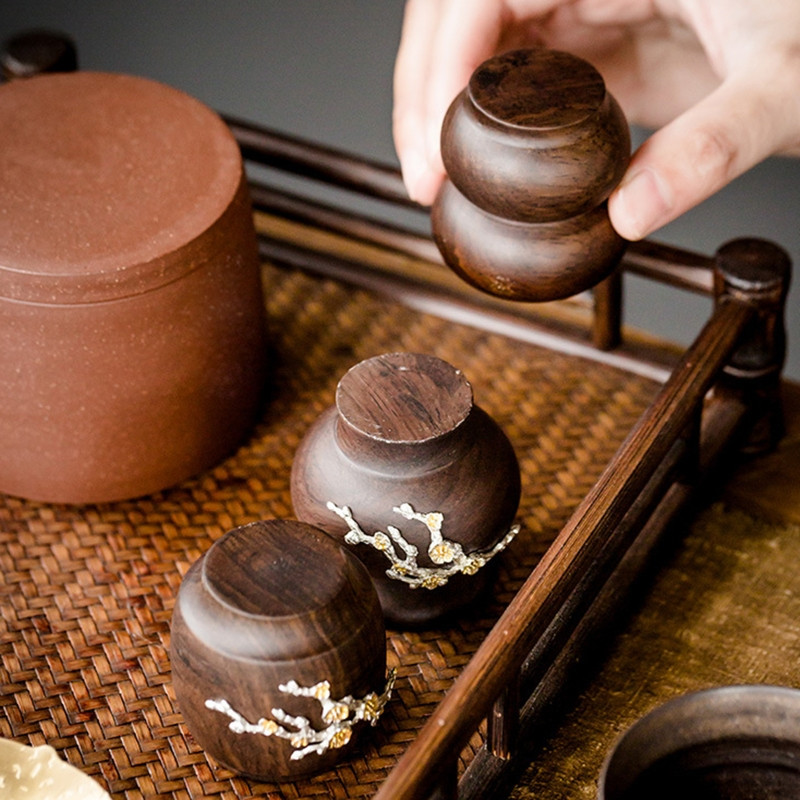 Melnkoka koka tējas kannas vāka turētājs tējkannas vāka organizators tējkannas vāka statīvs kafijas tējas rīks japāņu tējkannas tējas istabai