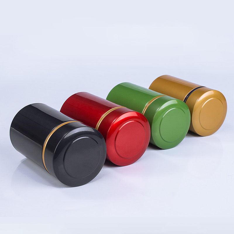 Nešiojami metaliniai arbatos indeliai 50 g skardinės arbatos laikymo arbatos skardinės talpyklos palaidiems sausiems arbatos lapams