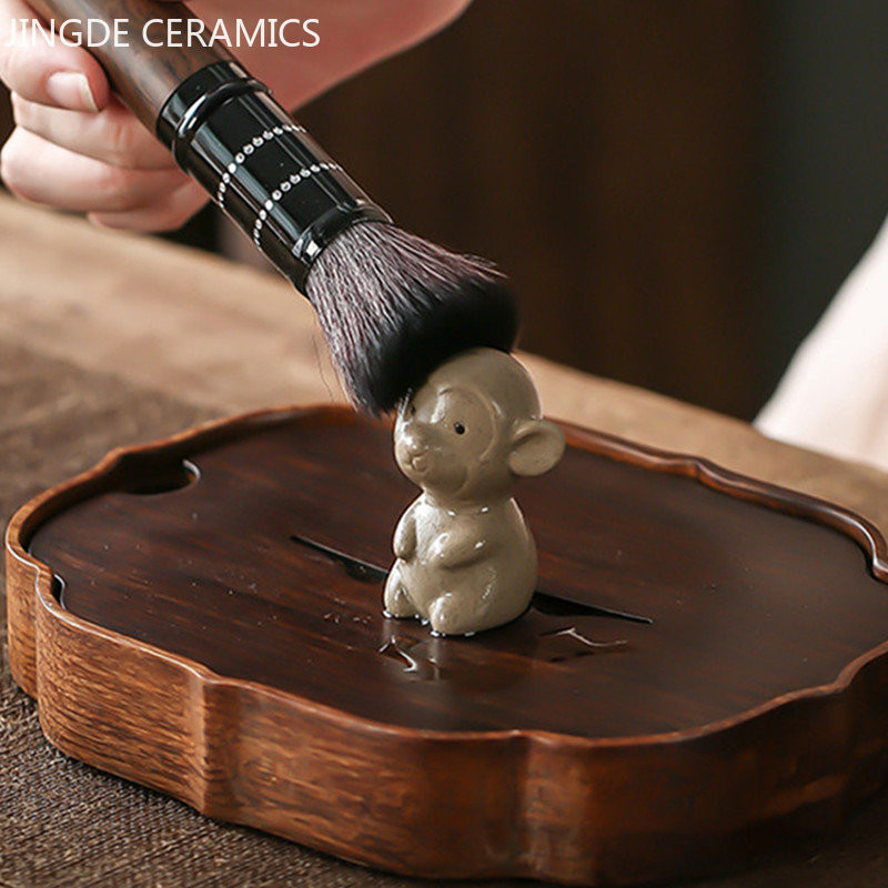 Rupja keramika 12 zodiaka pirkstu galiņi, mini tēja, mājdzīvnieks, mīlošs dzīvnieks, skulptūra, tēja, figūriņa, rotājumi, tējas servīzes dekorēšanas piederumi.