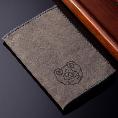 Arbatos rankšluostis, sutirštintas, sugeriantis, minkštas virtuvės valymo audinys, pliušinis, imituojantis elnio odos rankšluostį, stalo kilimėlis arbatos padėkliuko priedai