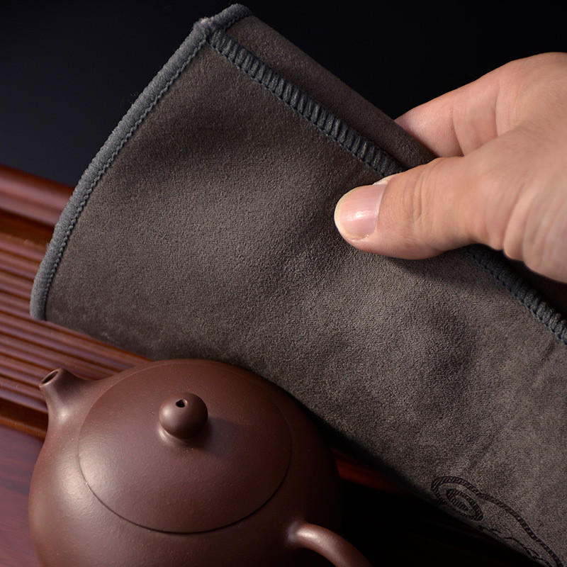 Arbatos rankšluostis, sutirštintas, sugeriantis, minkštas virtuvės valymo audinys, pliušinis, imituojantis elnio odos rankšluostį, stalo kilimėlis arbatos padėkliuko priedai