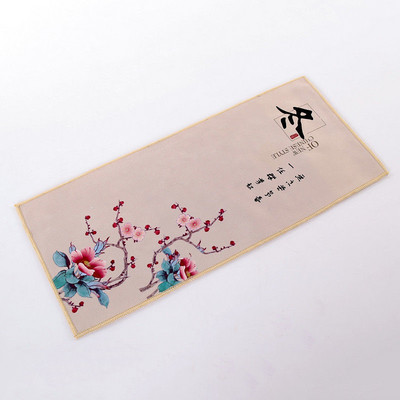 Kinų klasikinis arbatos rankšluostis zomšinis dažymas sugeriantis skuduras, sutirštintas stalo valymo audinys, buitinis valymo įrankis virtuvės rankšluostis