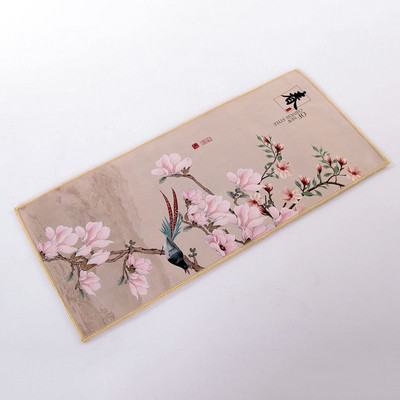 Kinų klasikinis arbatos rankšluostis zomšinis dažymas sugeriantis skuduras, sutirštintas stalo valymo audinys, buitinis valymo įrankis virtuvės rankšluostis