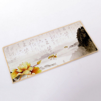 Kinų klasikinis arbatos rankšluostis zomšinis dažymas sugeriantis skuduras, sutirštintas stalo valymo audinys, buitinis valymo įrankis virtuvės rankšluostis