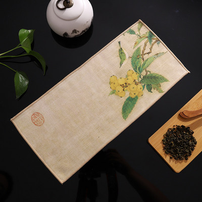 Aukštos kokybės arbatos rankšluostis Super sugeriantis vintage arbatos meno arbatos šluostė Kung Fu arbatinuko valymo rankšluostis arbatos ceremonijos priedas