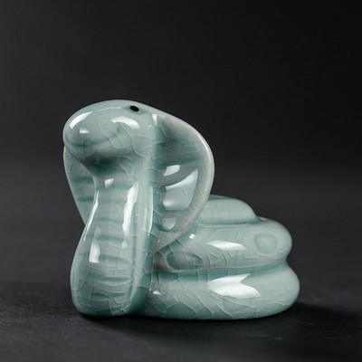 Zodiaka zīmes Dzīvnieku modele Statuja Seladona Tēja Mājdzīvnieks Roku darbs Mājas dārza Dekors Amatniecība Darbvirsmas Ornaments Tējas ceremonijas piederumi