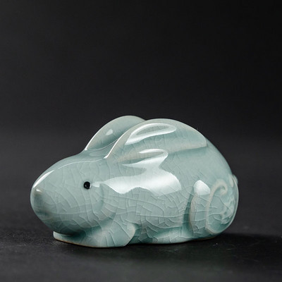 Zodiaka zīmes Dzīvnieku modele Statuja Seladona Tēja Mājdzīvnieks Roku darbs Mājas dārza Dekors Amatniecība Darbvirsmas Ornaments Tējas ceremonijas piederumi