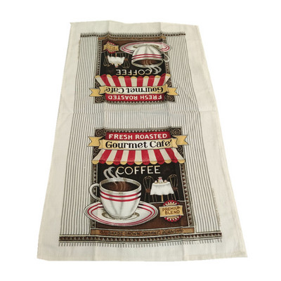 1vnt., 38x65 cm plonas kepimo vakarietiškas maistas amerikietiško stiliaus virtuvės spausdinimui arbatos rankšluostis, servetėlės padengimo audinys