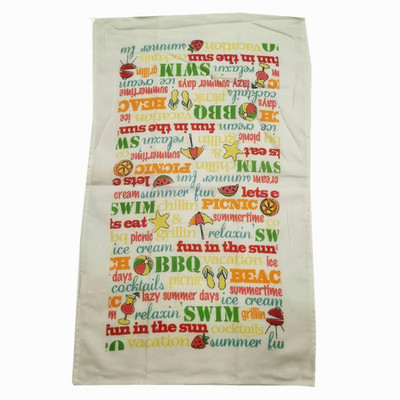 1vnt., 38x65 cm plonas kepimo vakarietiškas maistas amerikietiško stiliaus virtuvės spausdinimui arbatos rankšluostis, servetėlės padengimo audinys