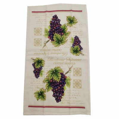 1vnt., 38x65 cm plonas kepimo vakarietiškas maistas amerikietiško stiliaus virtuvės spausdinimui arbatos rankšluostis, servetėlės padengimo audinys