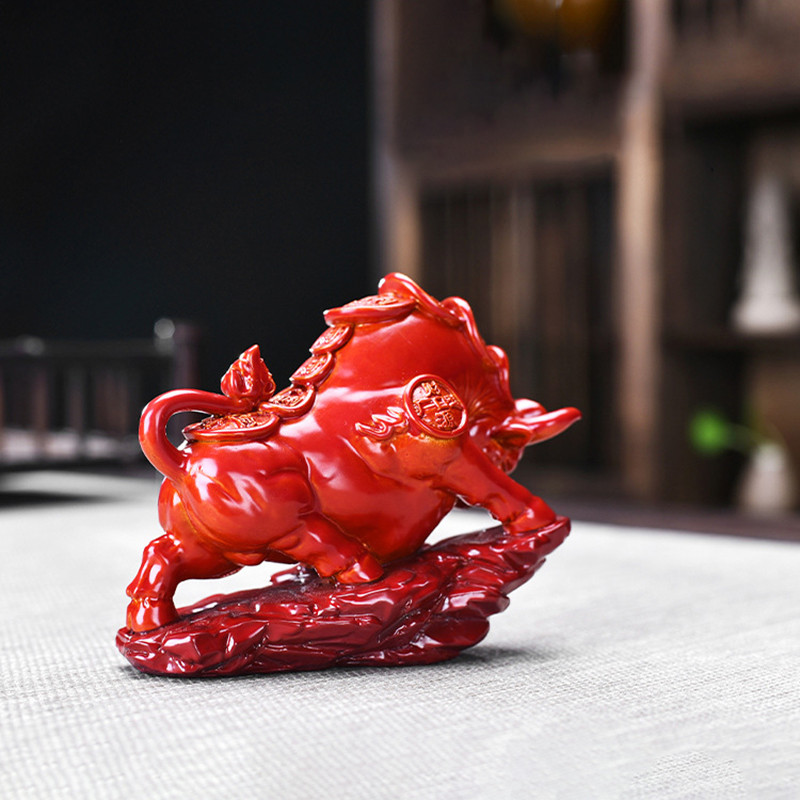 Radoša krāsu maiņa tēja Pet Bull tējas komplekts Dekorācijas krāsas maiņa karstā ūdens ceremonijā tējas dzīvnieks