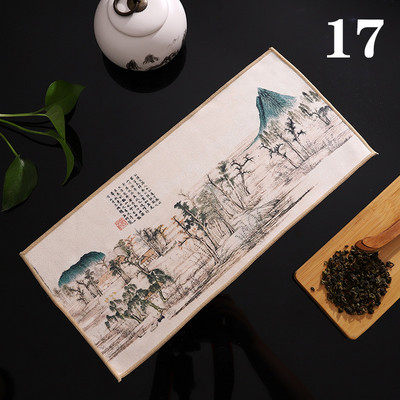 Krāsots tējas dvielis, sabiezināts ūdeni uzsūcošs tīrīšanas trauks Speciāli tējas galdauta lupatas neizlej matu tīrīšanas dvieļus