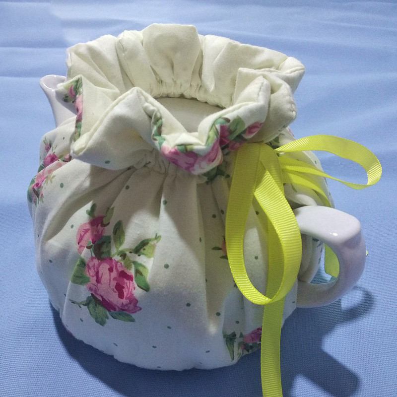 Medvilniniai vintažiniai gėlių arbatinukai nuo dulkių dangtelis arbata Jaukus virdulio dangtelis izoliuoja ir palaiko šilumą namuose Чайник Заварочный Teteras