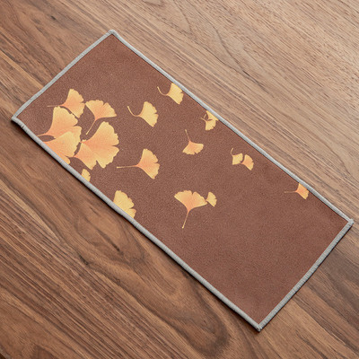 Galda paklājiņš, krāsots, sabiezināts, īpaši uzsūcošs tējas dvielis Profesionāls tējas komplekts Aksesuāri Poda dvielis Ķīniešu stila galdauta paliktnis