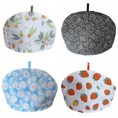 1db szigetelt teáskanna huzat Comfort pamut újdonság konyhai elszívó teáskanna hőszigetelő porvédő díszes háztartás