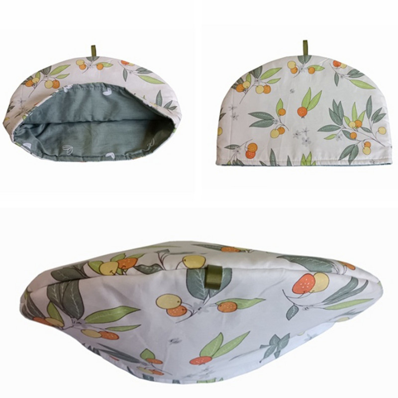 1db szigetelt teáskanna huzat Comfort pamut újdonság konyhai elszívó teáskanna hőszigetelő porvédő díszes háztartás